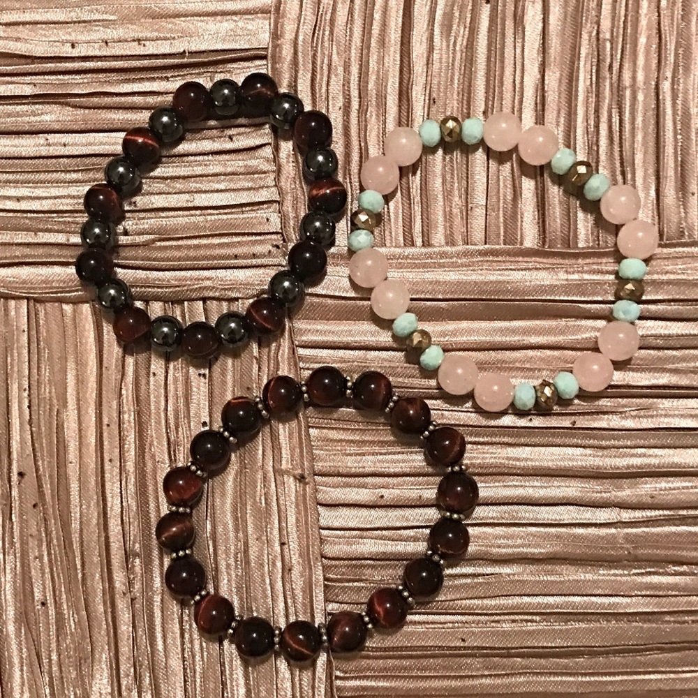 Handmade beaded bracelets